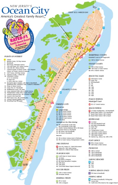 ocean city new jersey map - ocean city real estate for sale - island realty 